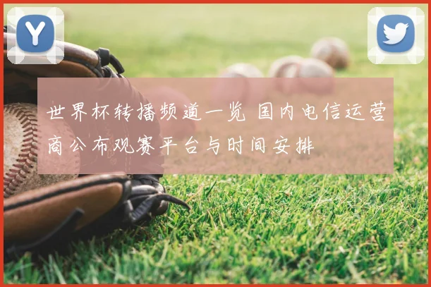 世界杯转播频道一览 国内电信运营商公布观赛平台与时间安排